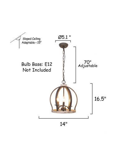 Cusp Barn 6-Light Modern...